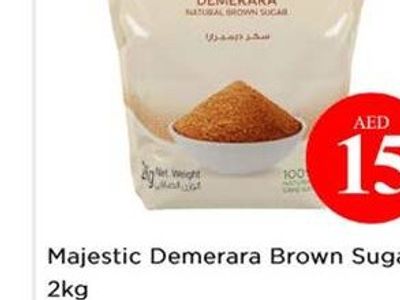 Majestic Demerara Brown Sugar 2kg