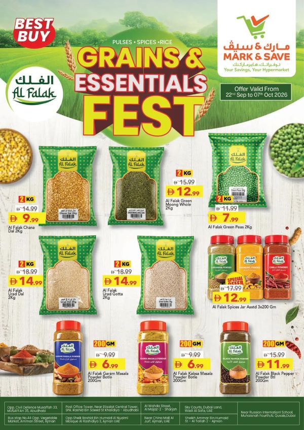 Grains & Essentials Fest from Mark & Save until 7th October