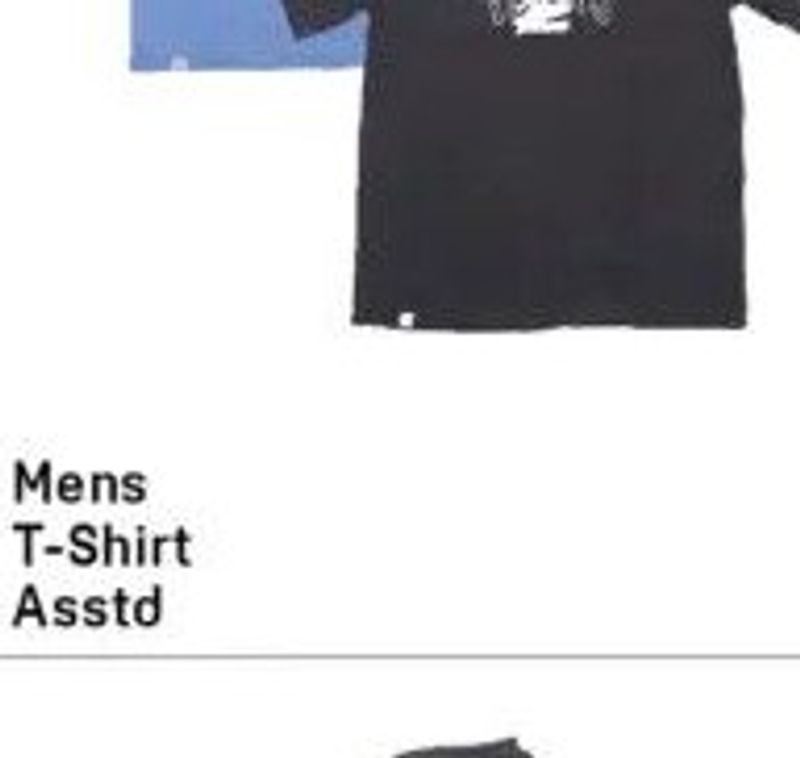 Mens T-Shirt Asstd
