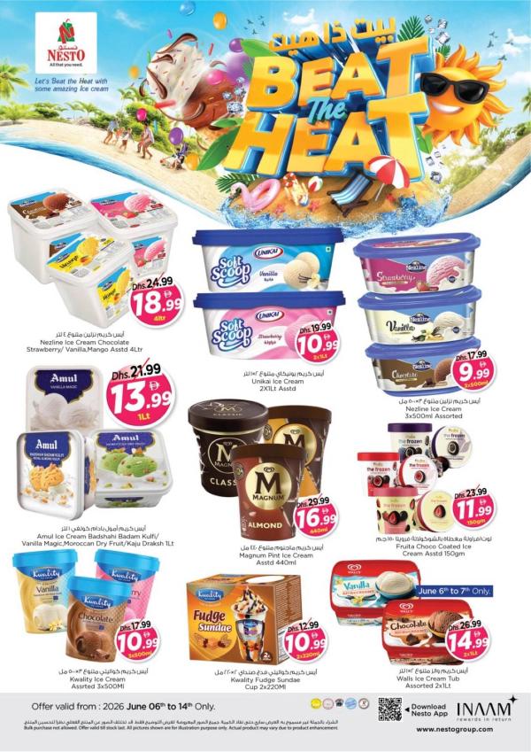Beat The Heat from Nesto until 14th June