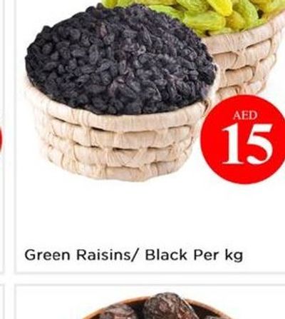 Green Raisins/ Black Per kg