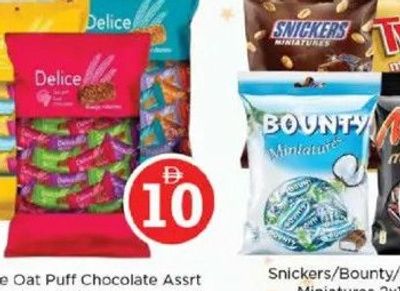 Delice Oat Puff Chocolate Assrt 500gm