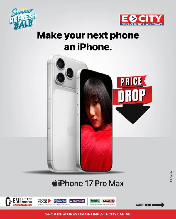 Price Drop from ECity until 18th June