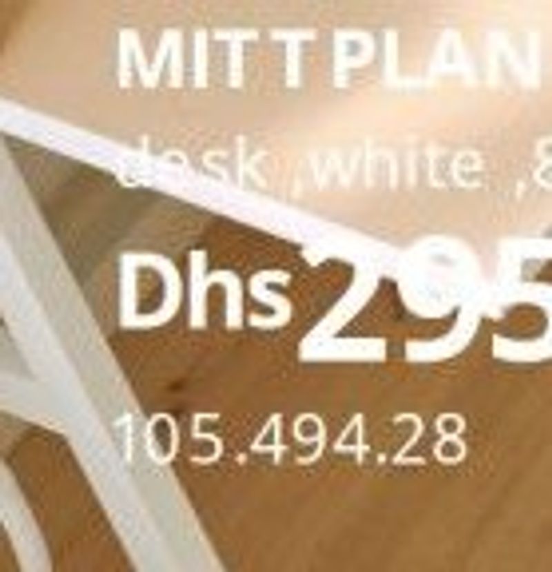 MITTPLAN desk, white, 80x60 cm