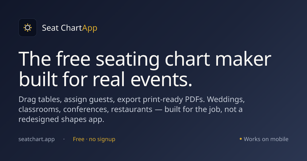 image of Seat Chart App image of Seat Chart App