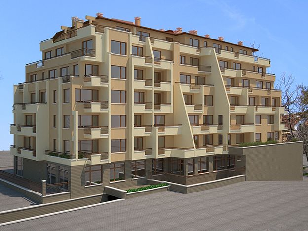 Three-six - storey residential building with underground garages and places for trade activity 17