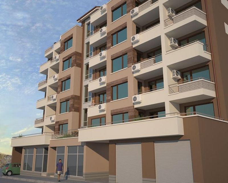Six - storey residential building Gladston Street