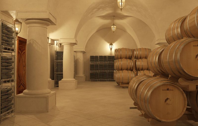 Sparkling wine cellar – Midalidare Rock