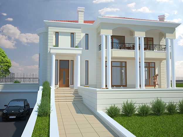 Two-storey residential building for one family 2