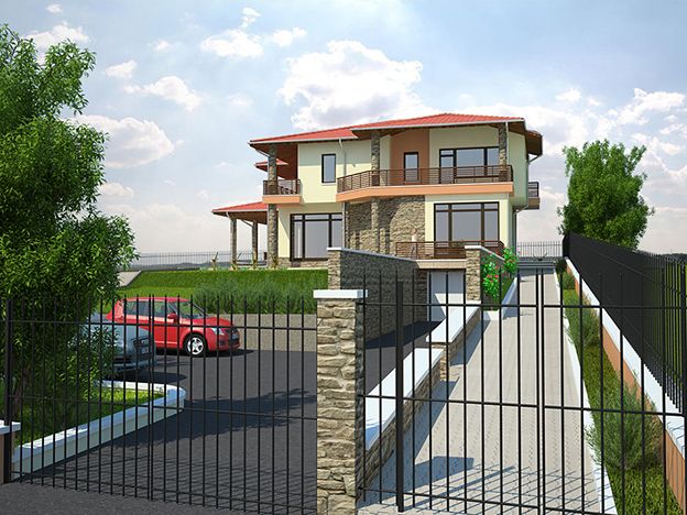 Two-storey residential building for one family 1