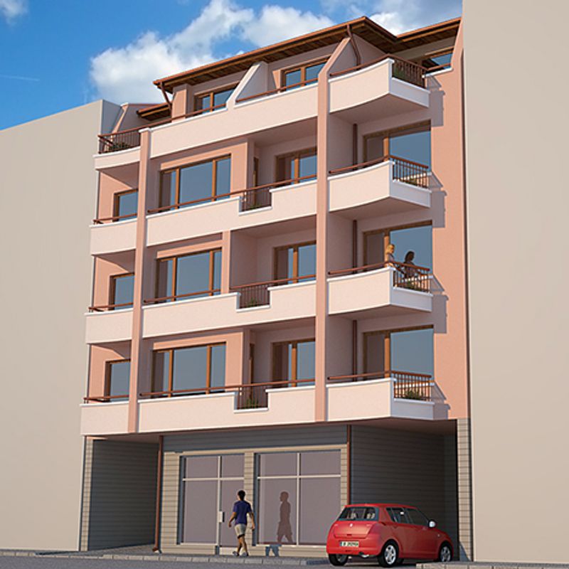 Four-storey residential building Sivat Knyaz Boris