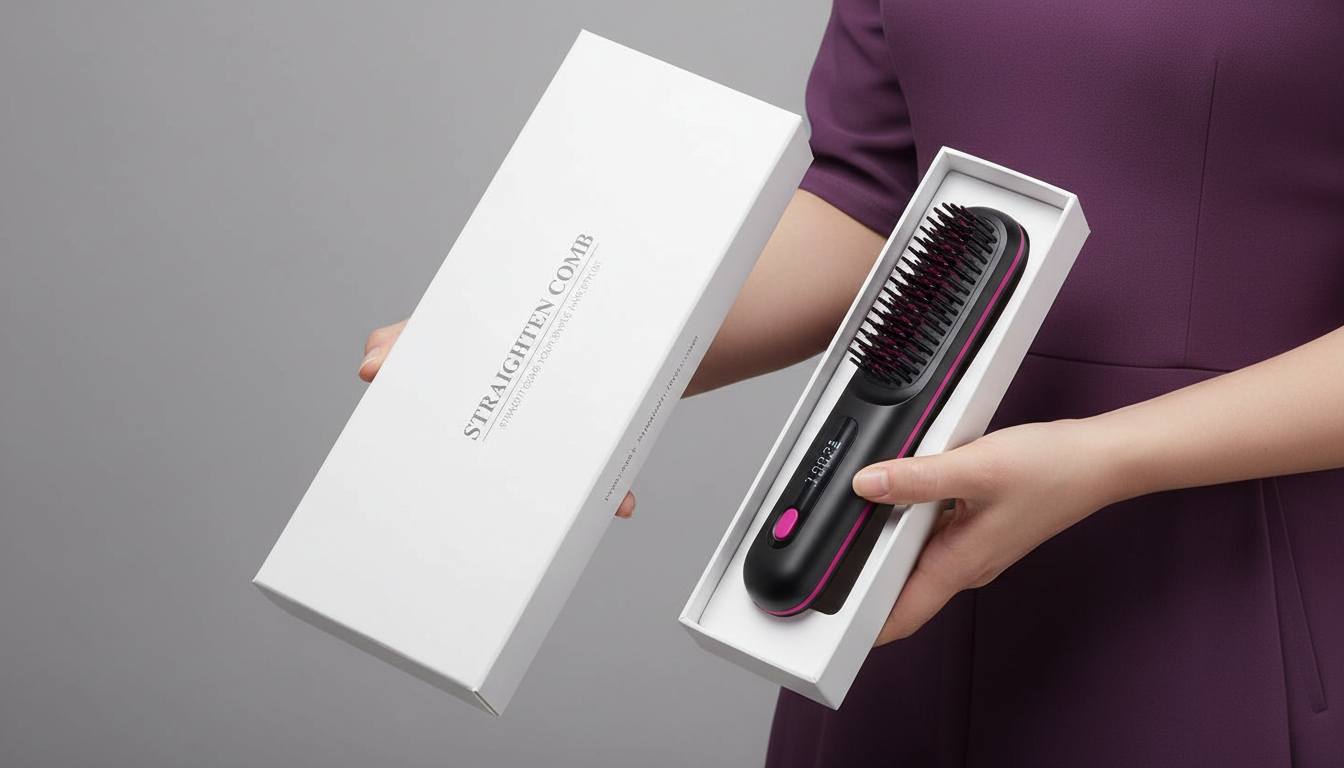 Cepillo Alisador Inalámbrico Portátil 