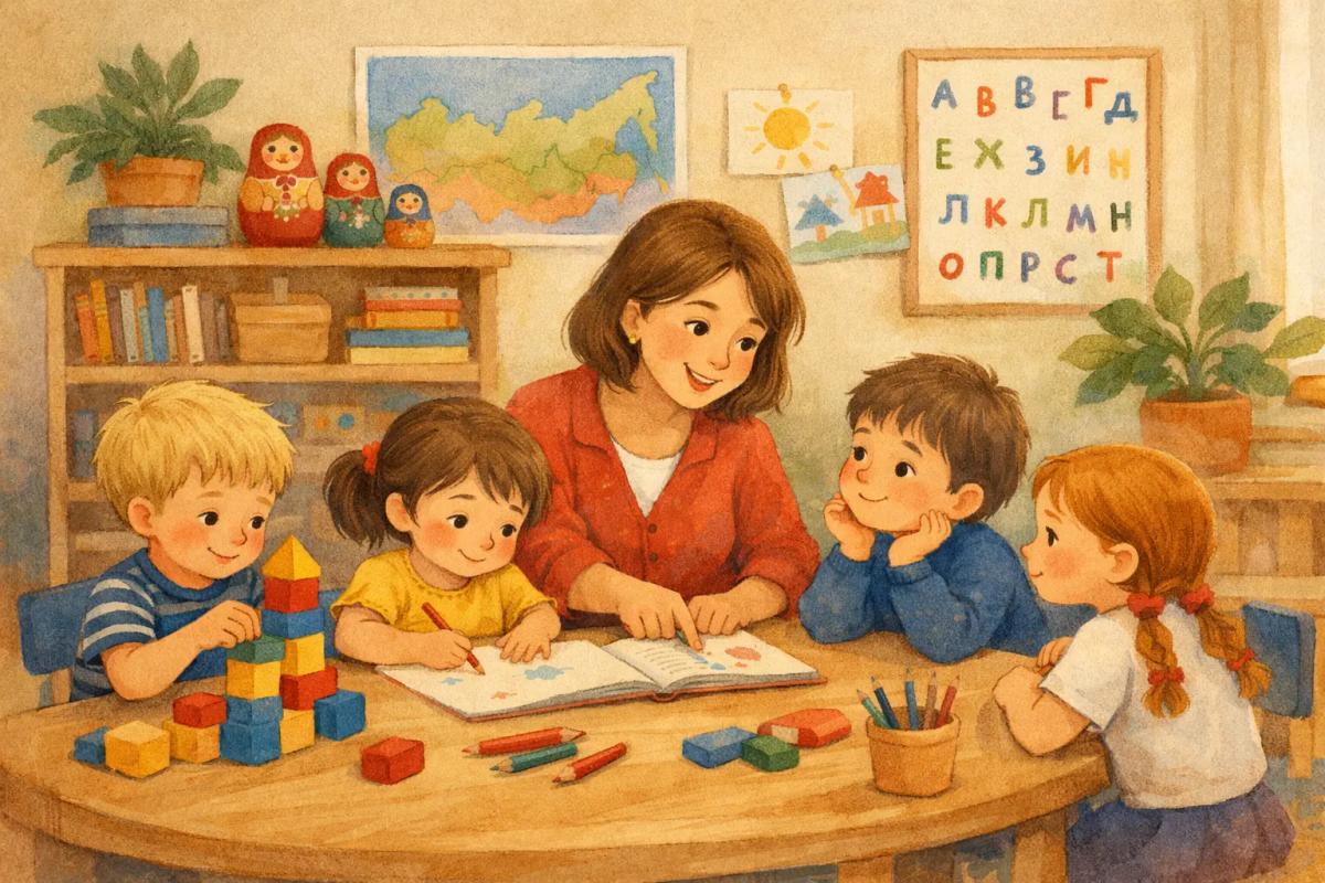 რუსული ჯგუფი საბავშვო ბაღ ელიოტში თბილისში