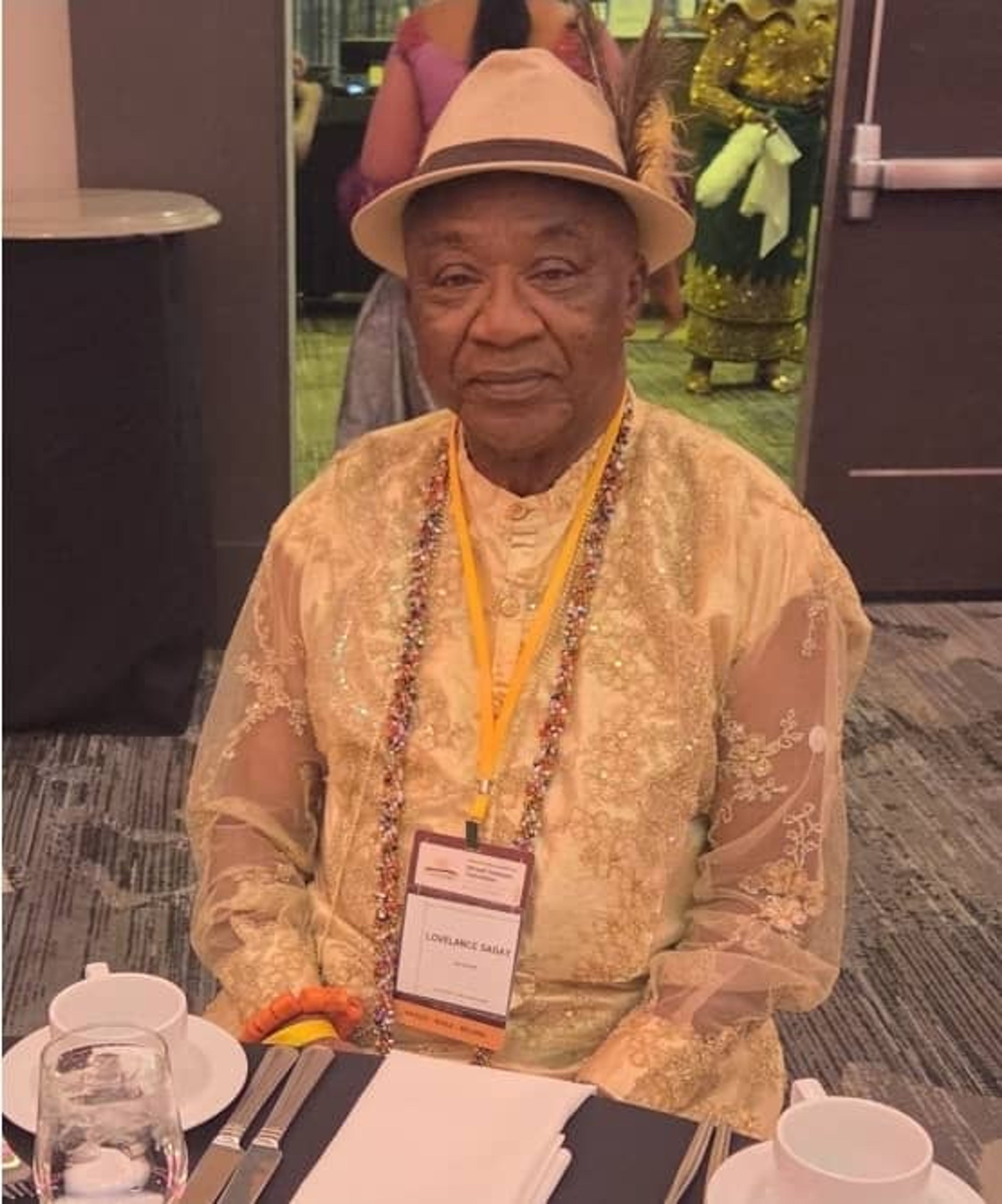 Mr. Lovelance Sagay, President of INA Houston, at the 2nd National Convention, San Francisco 2026.