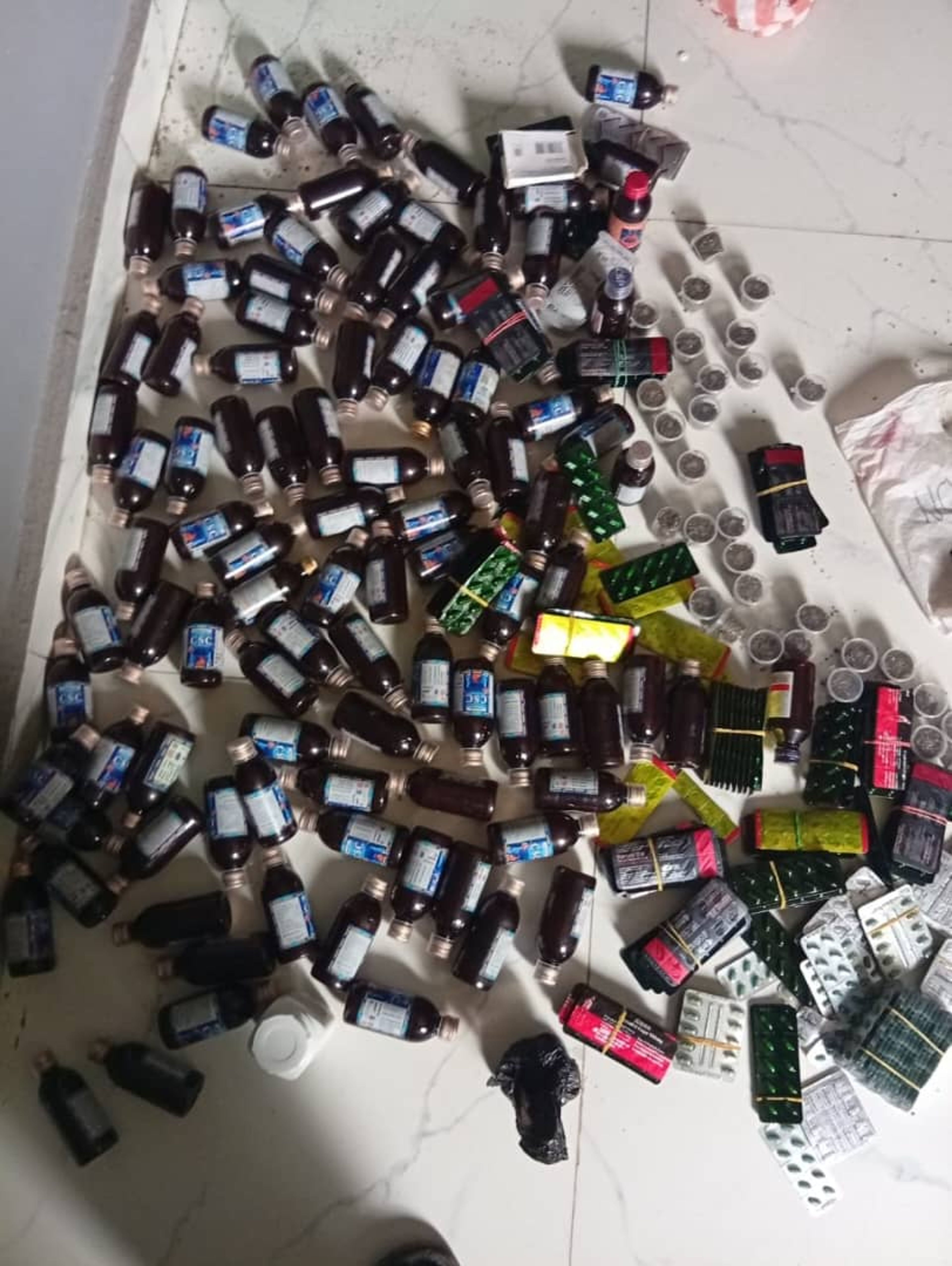 Tramadol, Codeine, Indian Hemp