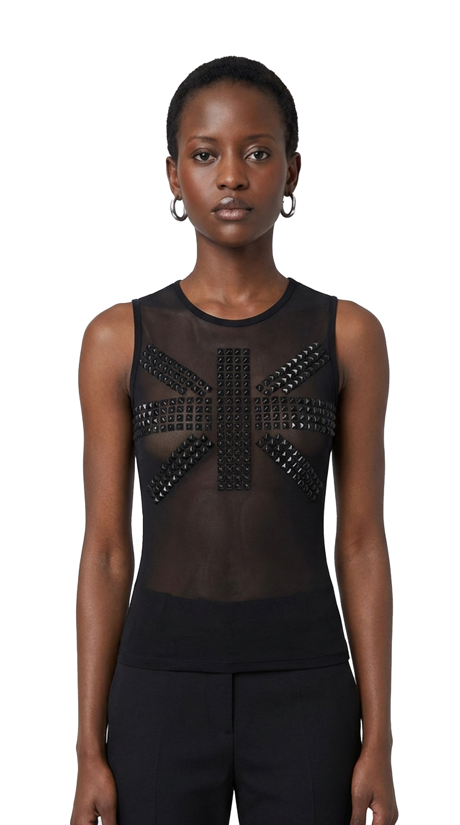 Union Jack Tank - Black