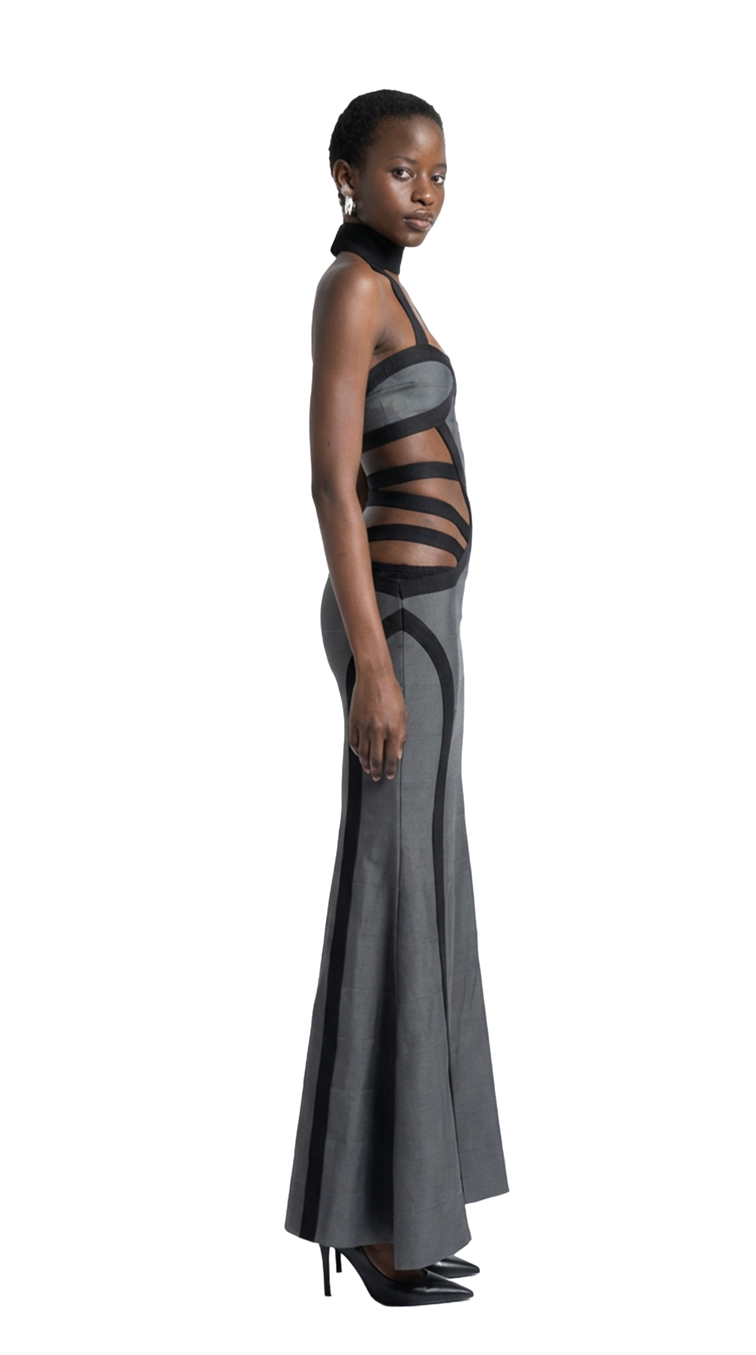 Bandage Gown - Grey