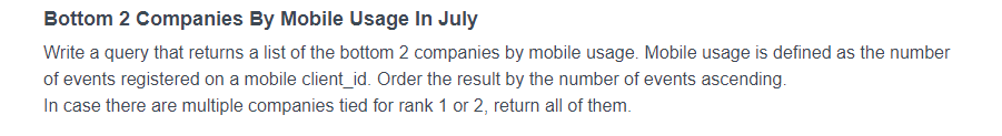 Fourth Microsoft Data Analyst Interview Question