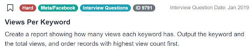 SQL Array Functions Interview Question from Facebook