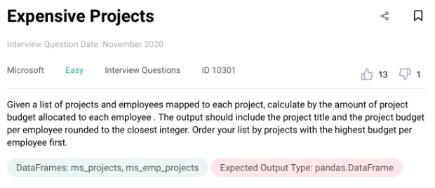 Python data engineer interview question from Microsoft