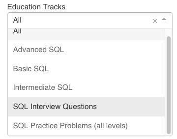 Best SQL Interview Modules