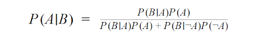 alternative version of Bayes Theorem