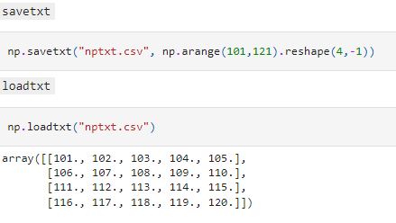 Importing and Exporting Data in NumPy