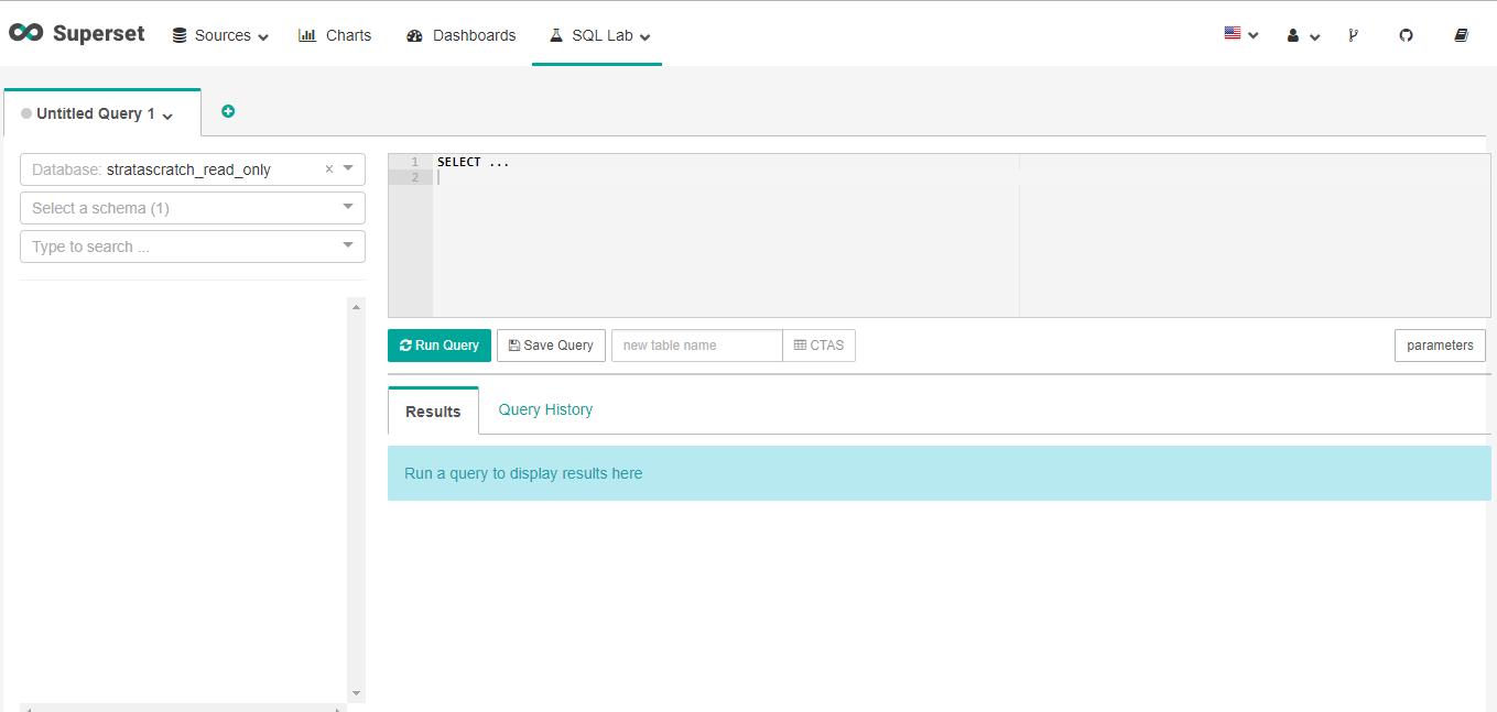 Running a SQL Query