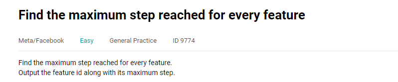 Facebook Data Engineer Interview Question