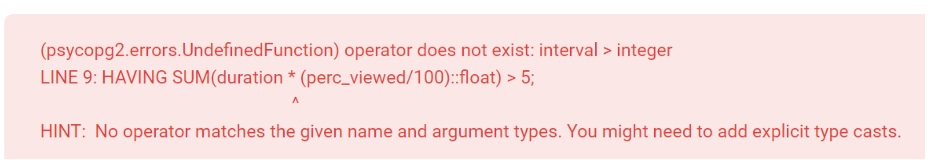 Output Error for Facebook Interview Question