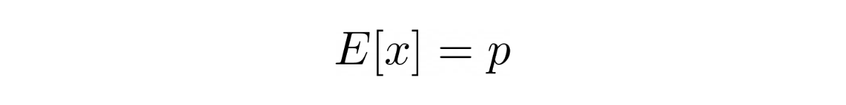 variable in Bernoulli distribution