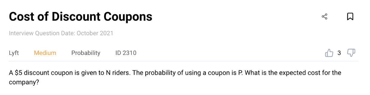 Product analyst interview question from Lyft