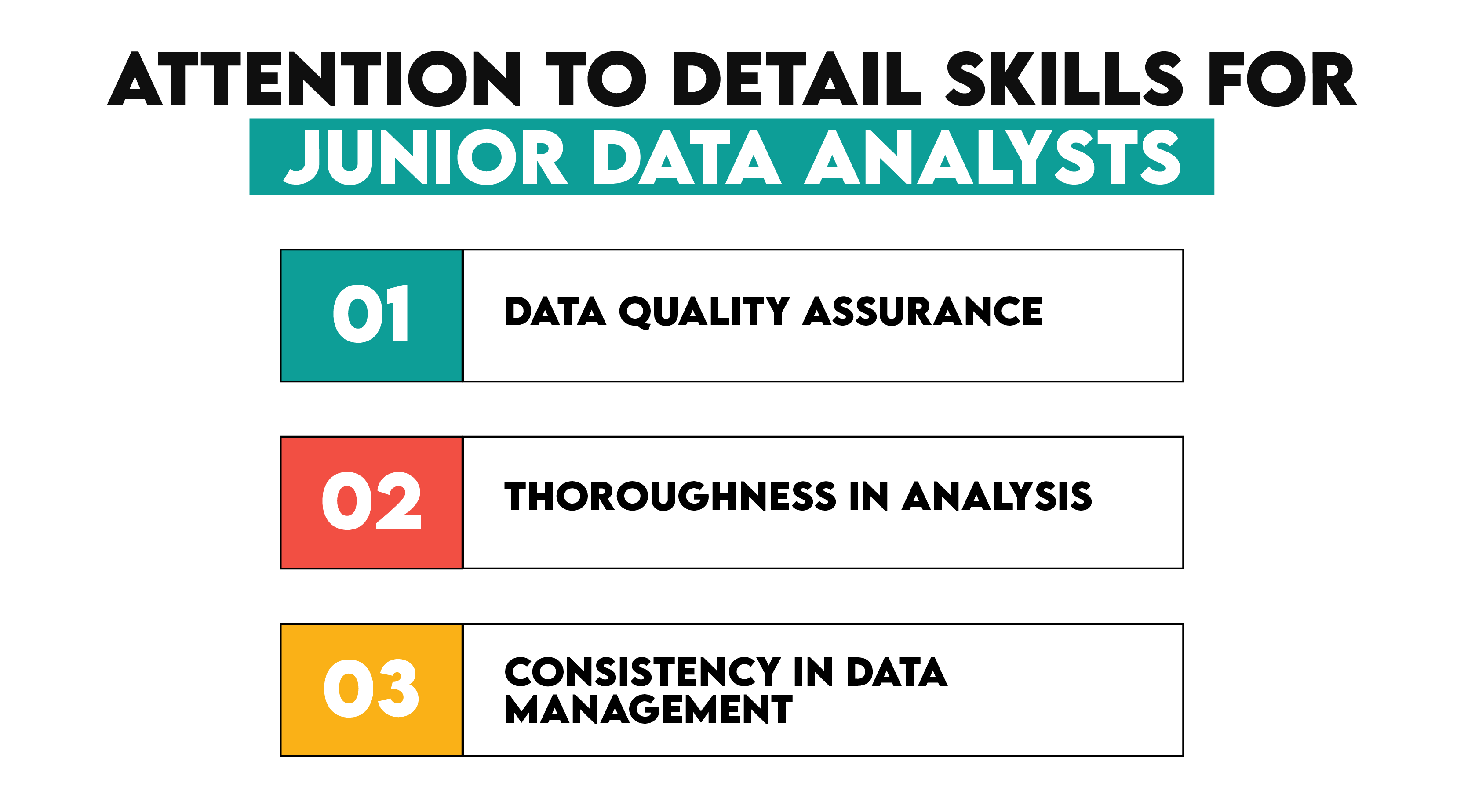 Attention to Detail Skills For Junior Data Analysts