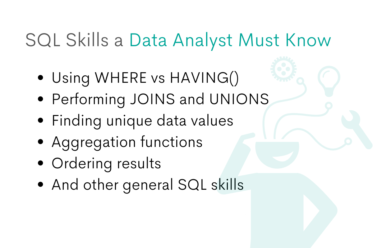 SQL Skills a Data Analyst Must Know