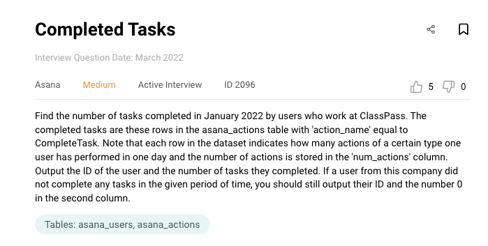 Python data engineer interview question from Asana