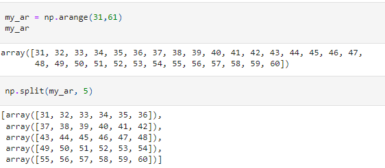 Numpy Array Operations