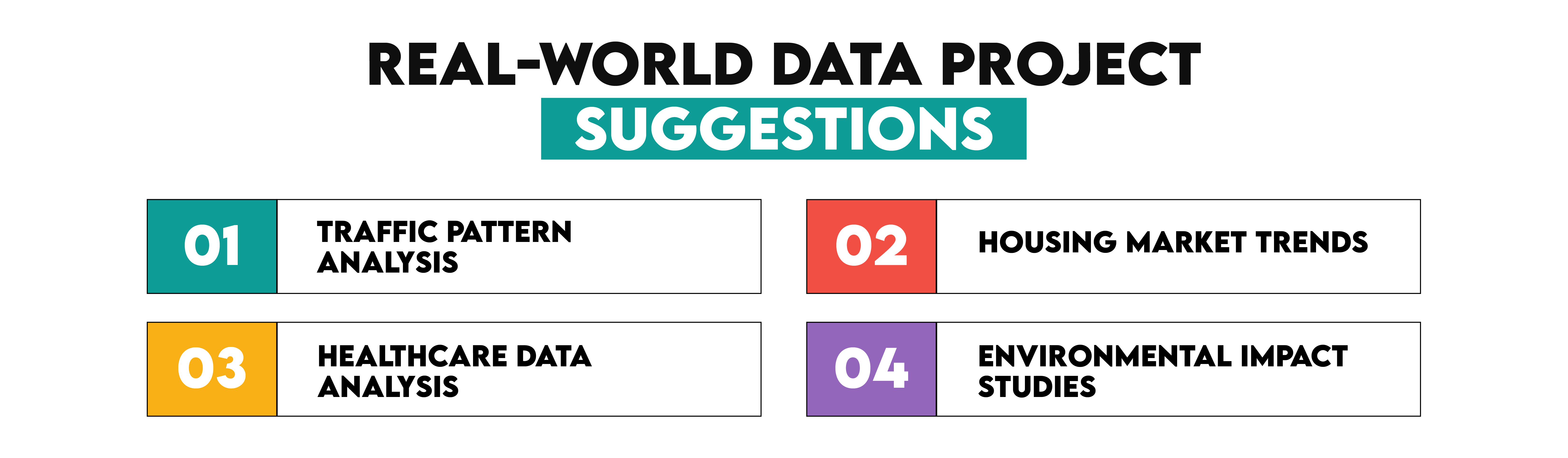 Real World Data Science Project Suggestions