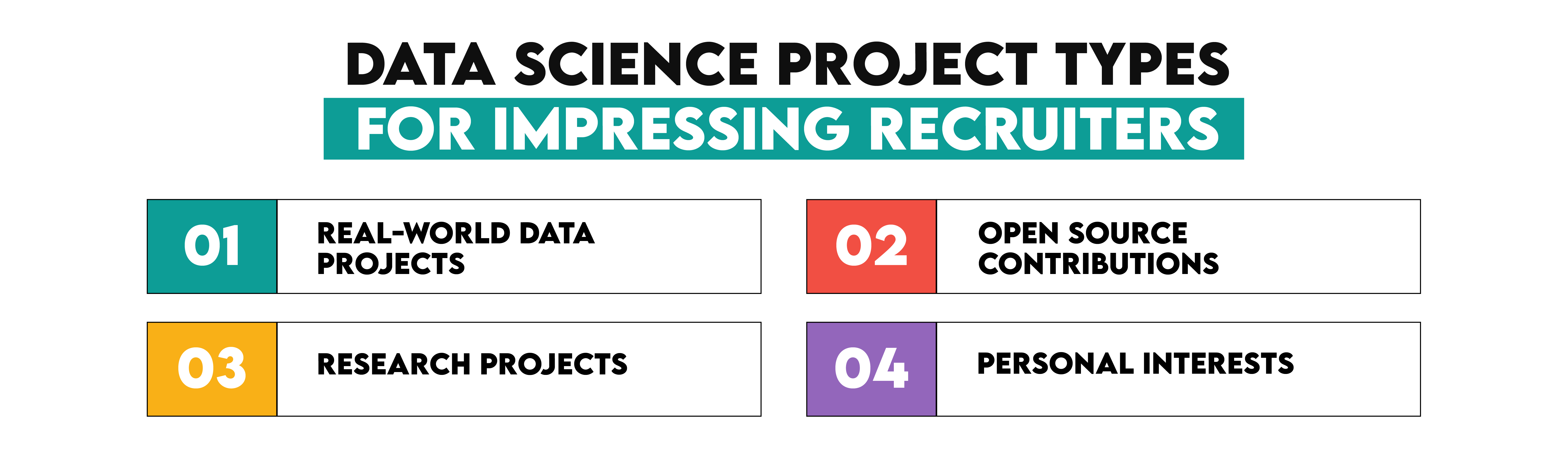 Data Science Project Types for Impressing Recruiters