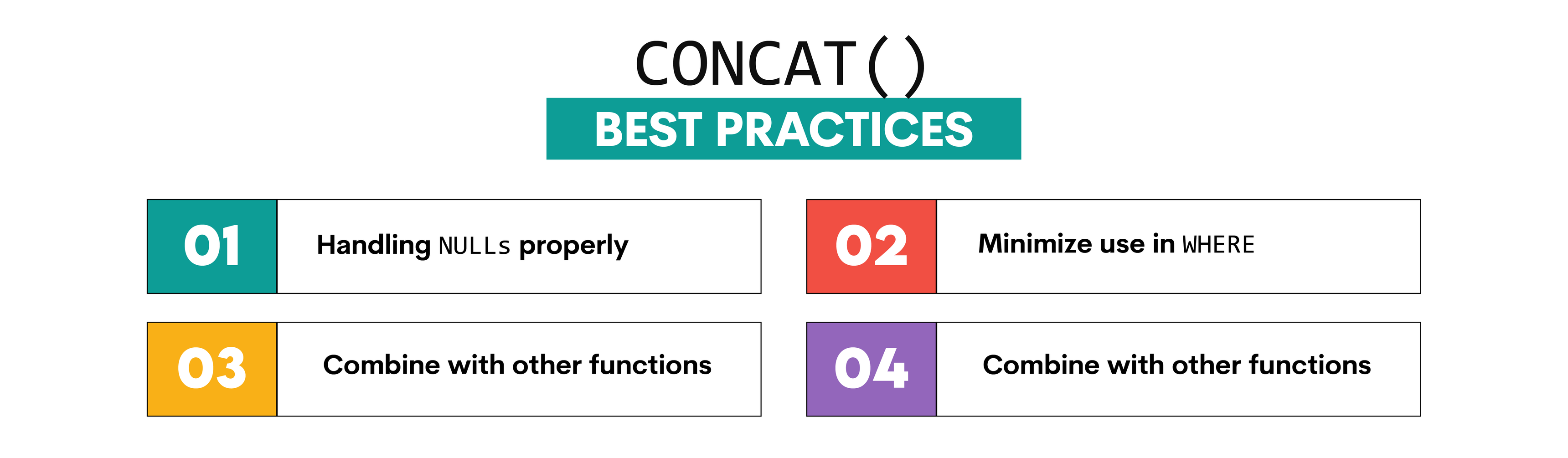 CONCAT() in SQL: Tips and Techniques for Efficient Queries - StrataScratch