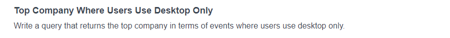 Fifth Microsoft Data Analyst Interview Question