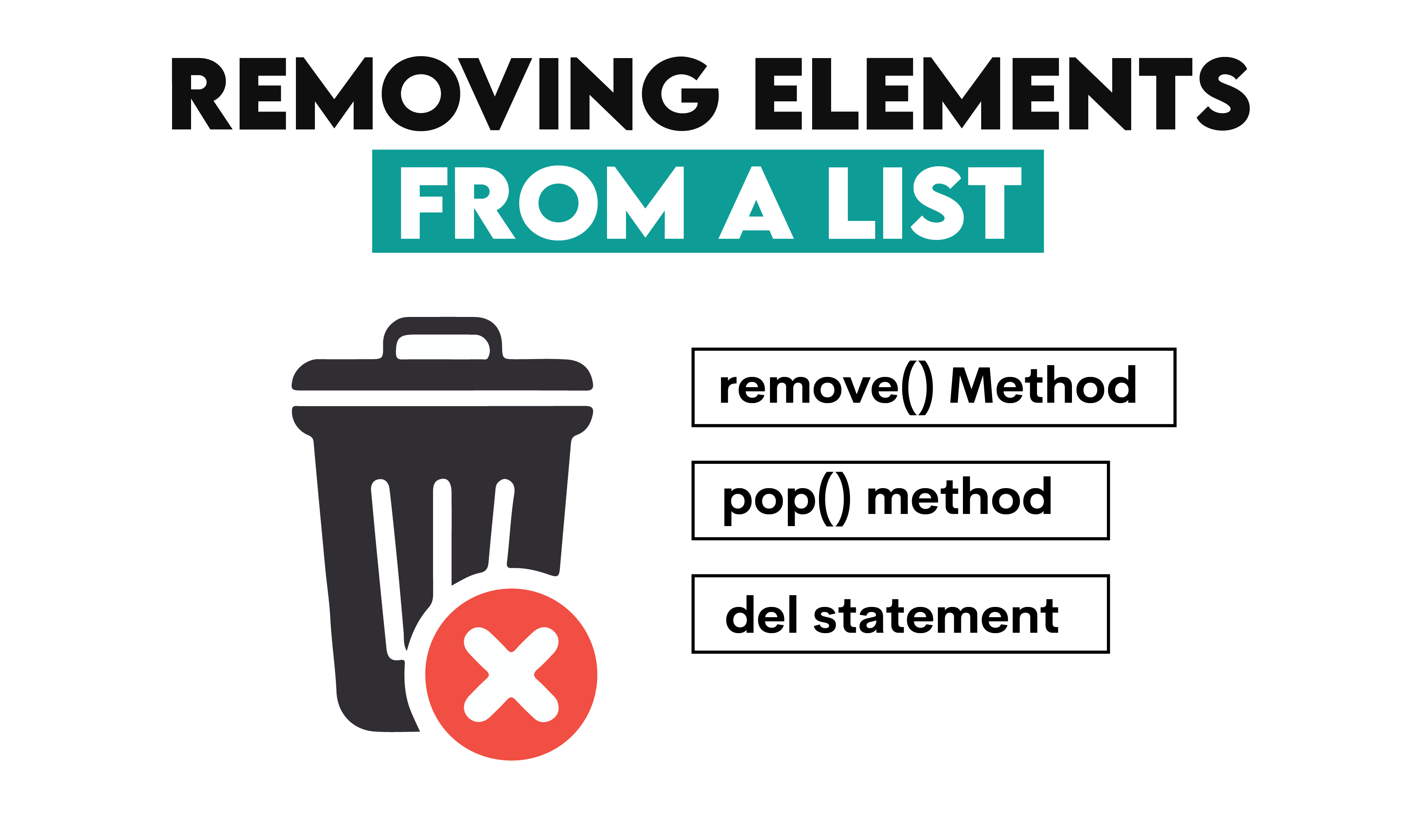 Removing Elements from a List in Python