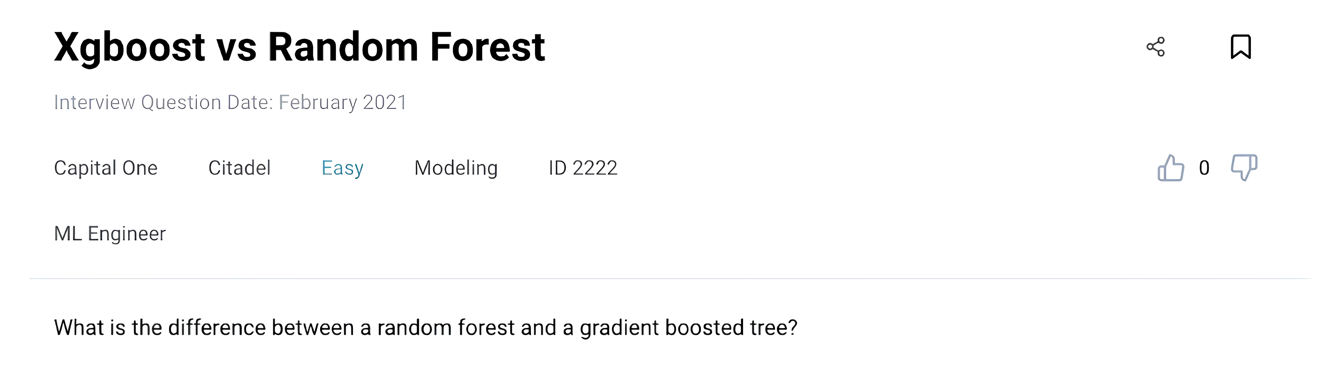 AI interview questions regarding Xgboost & Random Forest
