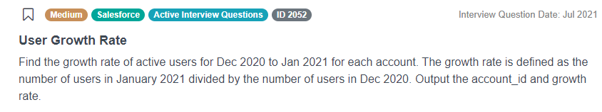 DateTime Python Data Science Interview Question from Salesforce