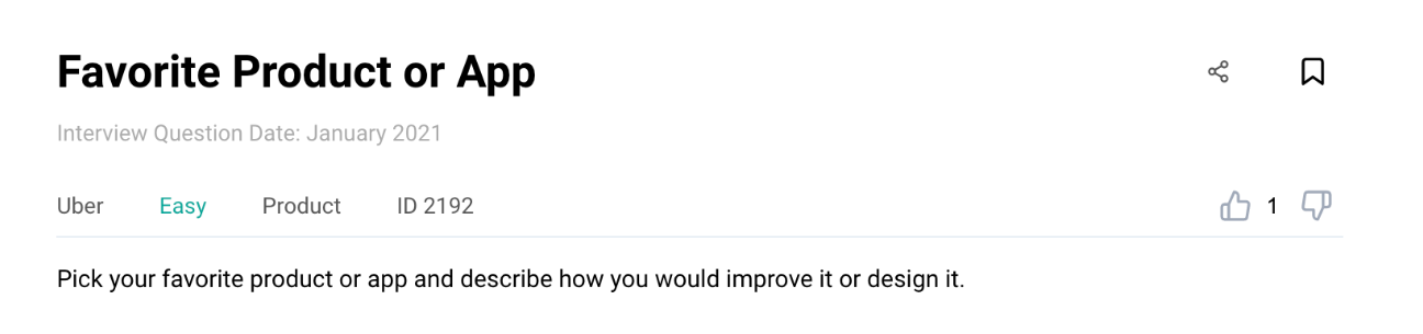 Product analyst interview question from Uber