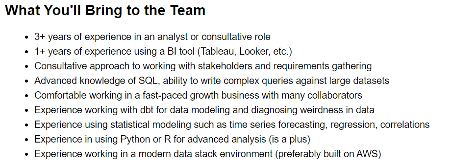 Leaflink Remote Data Analysts Job Description