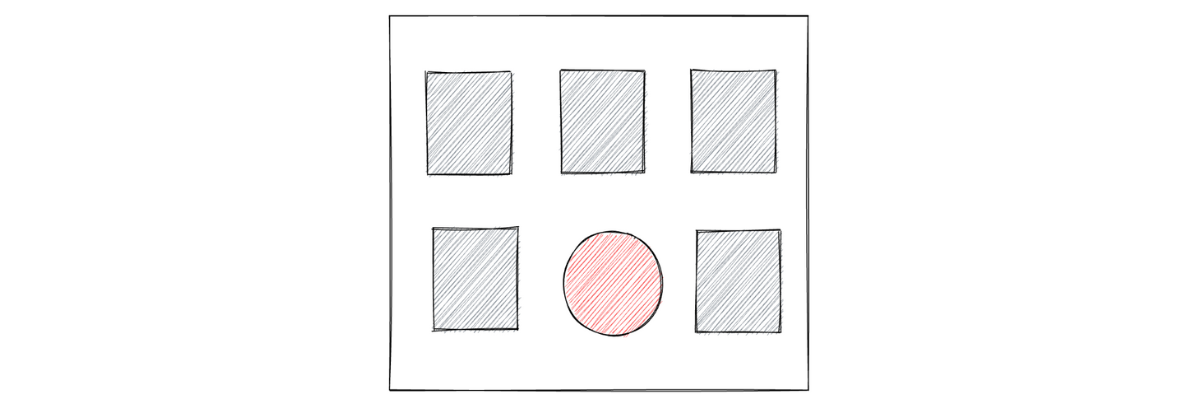 Six arbitrarily illustration to understand anomaly detection in machine learning