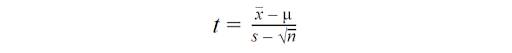T test
