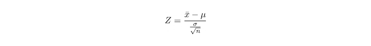 calculate the Z value