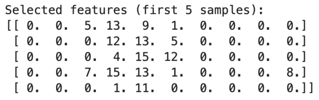 Dimensionality Reduction in Python Array Slicing