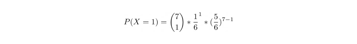 equation of binomial distribution
